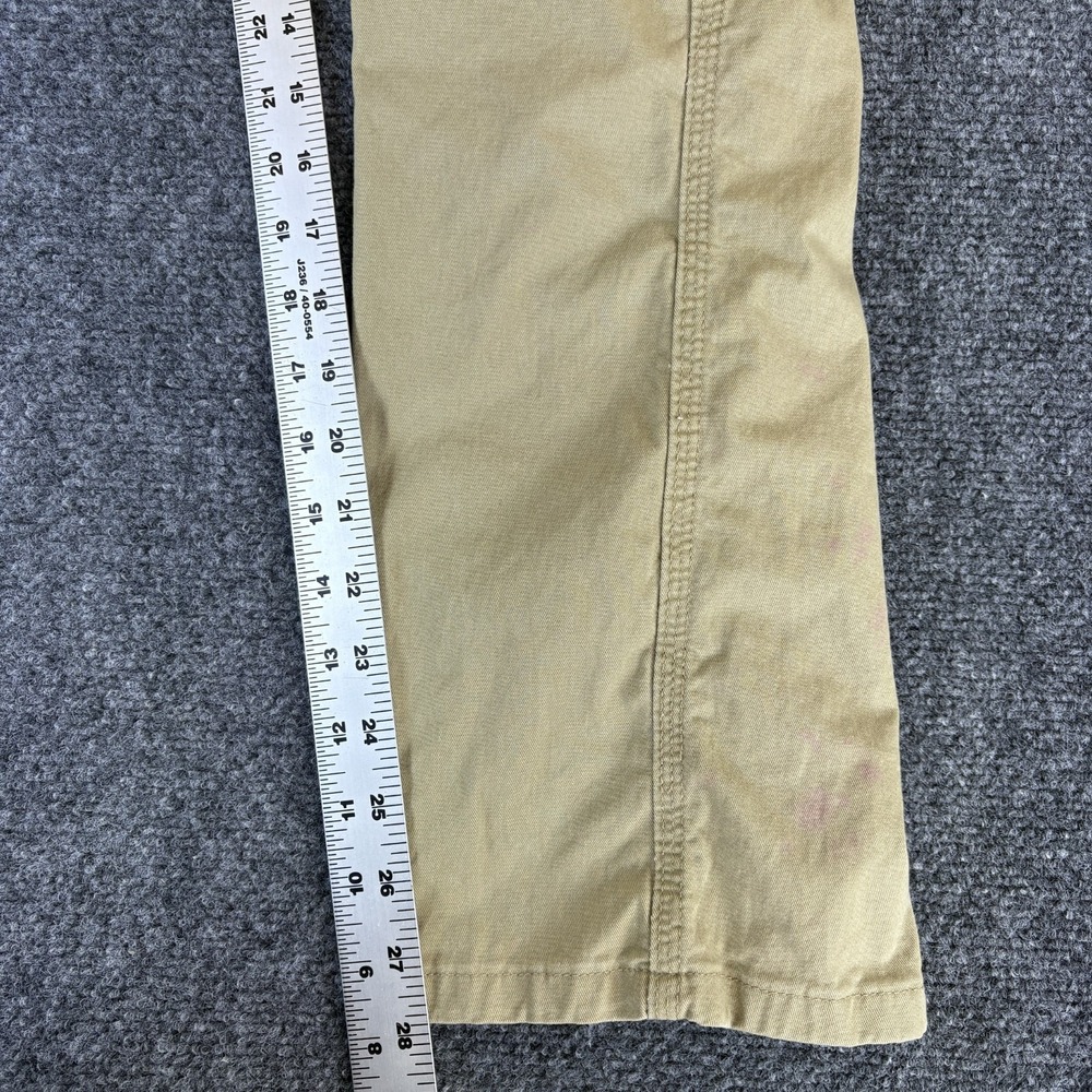 Wrangler Cargo Pants Womens 29x28 Tan Relaxed Fit Comfort Mid Rise Skinny Leg - Picture 2 of 10